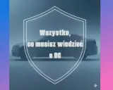Sylwetka samochodu wewnątrz tarczy z napisem "Wszystko, co musisz wiedzieć o OC".