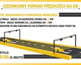 Systemy odcinkowego pomiaru prędkości na S8. Uważaj na mandaty, bo pomiary obejmują 12 km i 5 km trasy.