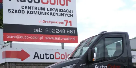 Masz kolizję drogową? Co robić? Centrum likwidacji szkód AutoColor podpowie. Zadzwoń 602 248 981.