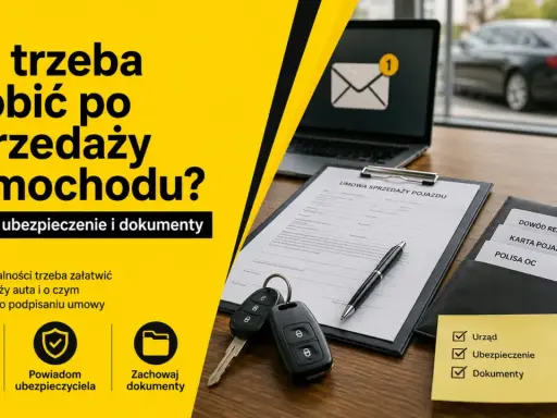 Formalności po sprzedaży auta: zgłoś sprzedaż, powiadom ubezpieczyciela, zachowaj dokumenty. Unikniesz kary za niezgłoszenie sprzedaży samochodu ubezpieczycielowi.