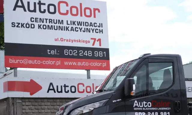 Masz kolizję drogową? Co robić? Centrum likwidacji szkód AutoColor podpowie. Zadzwoń 602 248 981.