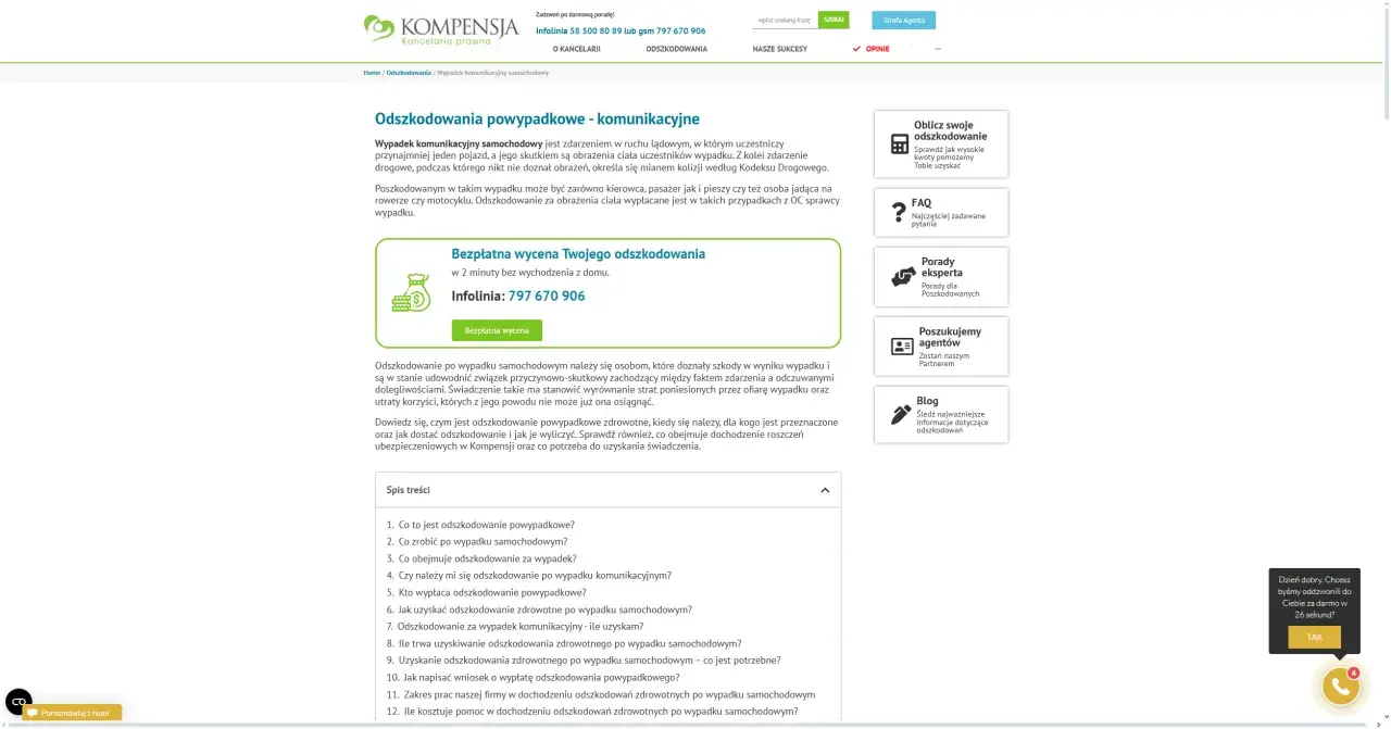Odszkodowanie za obrażenia ciała po wypadku komunikacyjnym wypłacane jest z OC sprawcy. Dowiedz się, jak je uzyskać.